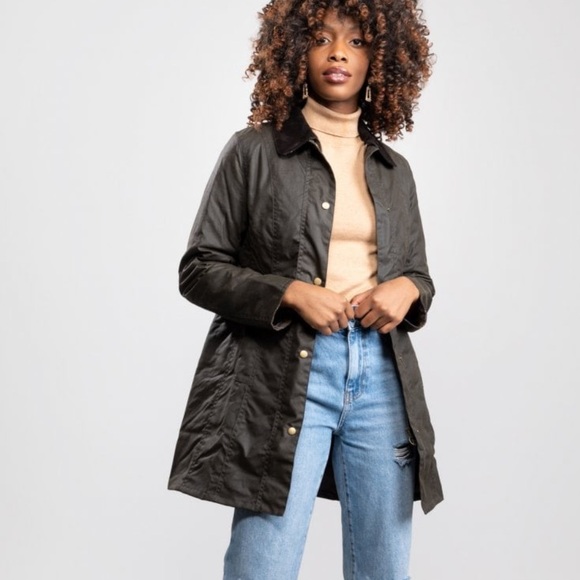 Barbour Belsay Wax Jacket Size 18 US